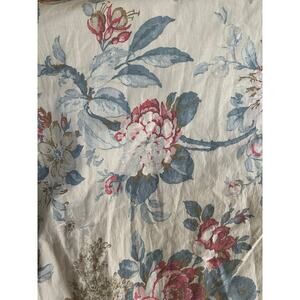 RALPH LAUREN Lake House Queen duvet cover gray pink floral